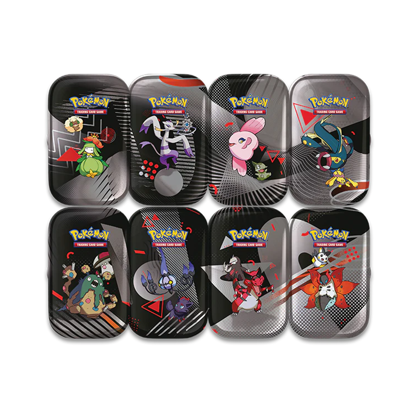 Scarlet & Violet Black Bolt & White Flare Mini Tin