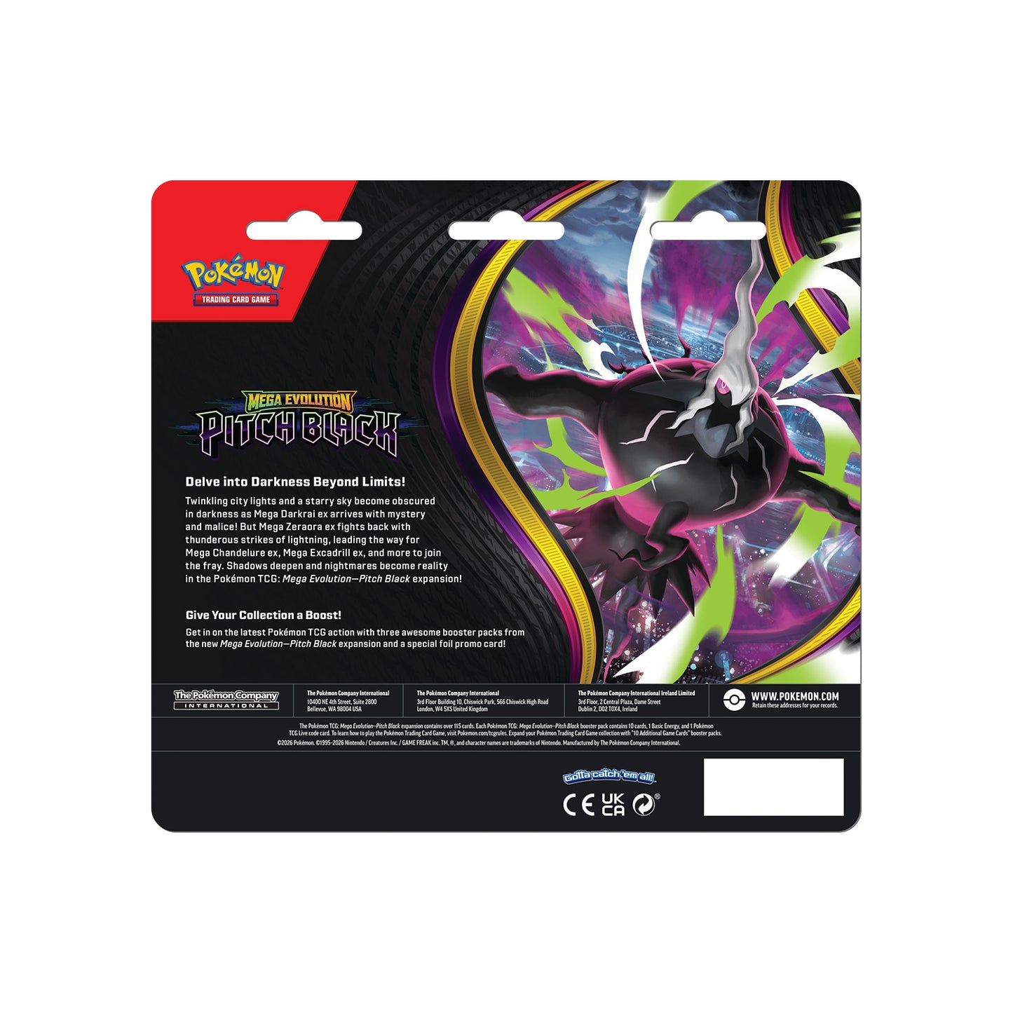Pokémon - Pitch Black - 3-Pack Blister