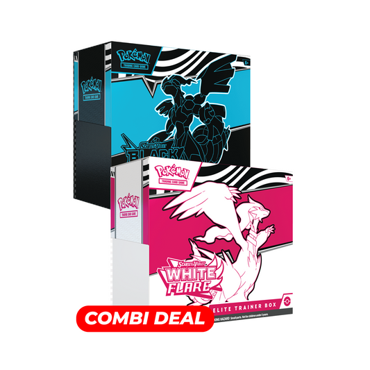 Scarlet & Violet Black Bolt & White Flare Elite Trainer Box set