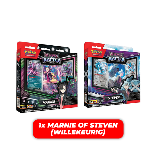 Rival Battle Deck – Marnie/Steven (1 willekeurig)