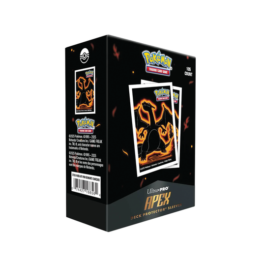 Pokémon - Neon Kanto Apex Deck Protector Sleeves Charizard (105 stuks)