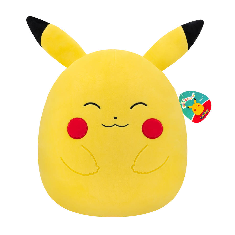 Pokémon Squishmallow Pikachu knuffel 35 cm