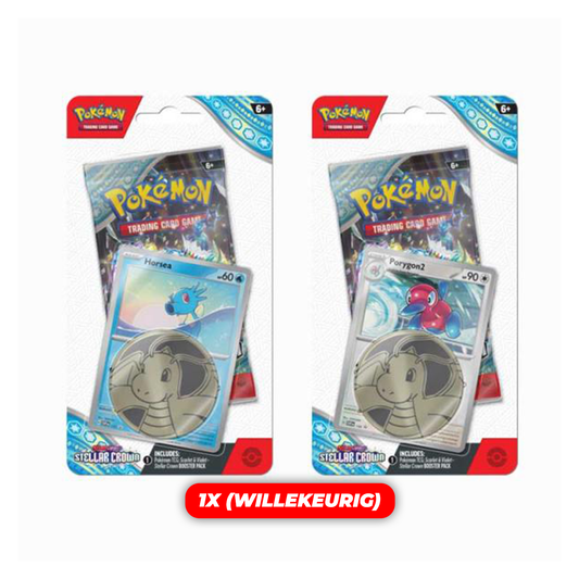 Scarlet & Violet Stellar Crown Premium Checklane Blister (1 willekeurige)
