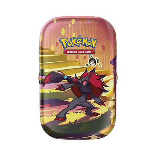 Scarlet & Violet Shrouded Fable Mini Tin - Zoroark (Variant 1)