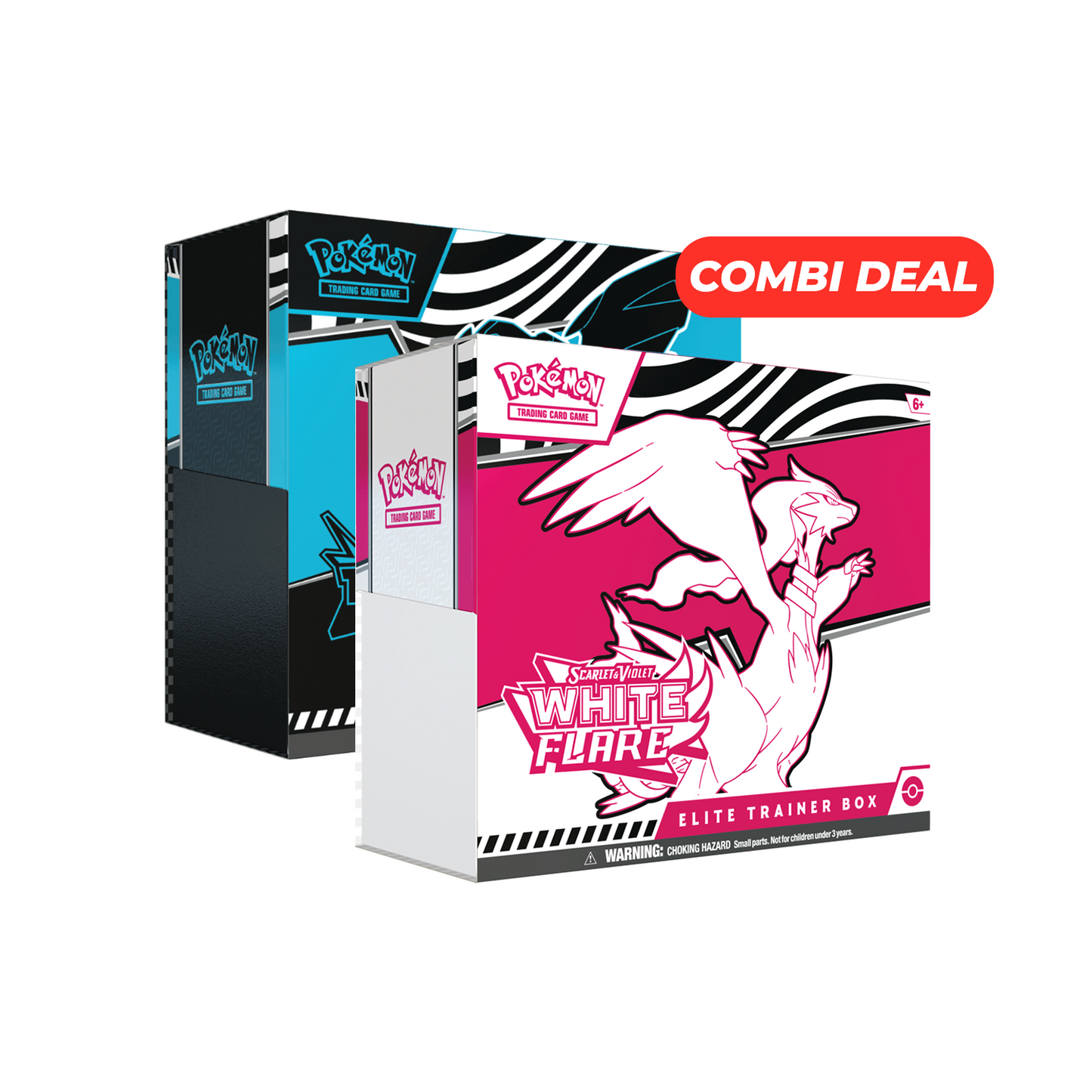 Scarlet & Violet Black Bolt & White Flare Elite Trainer Box set